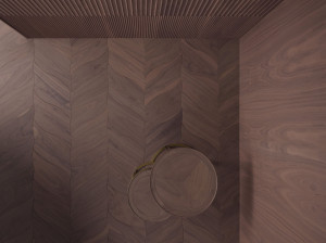 Пол из американского ореха