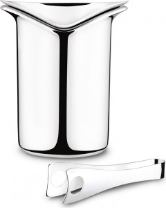 10661466 Georg Jensen Кулер для вина с щипцами Georg Jensen  "Бар" 21см Сталь нержавеющая