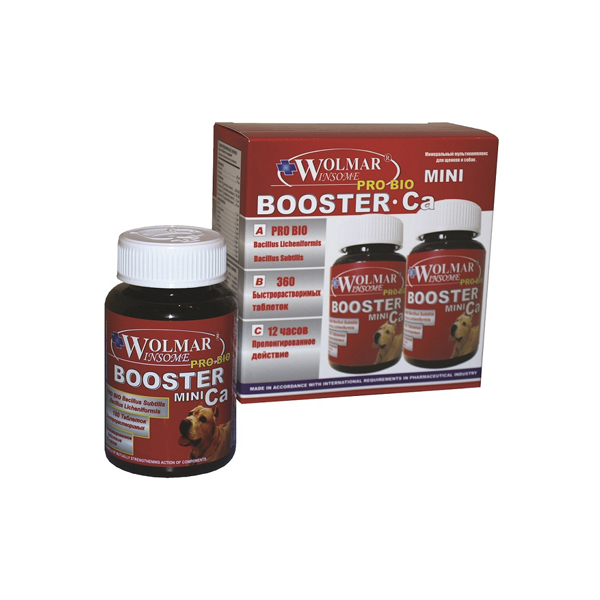 ПР0008875 Витамины для щенков INSOME Pro Bio Booster Ca Mini для мелких пород 360таб WOLMAR 