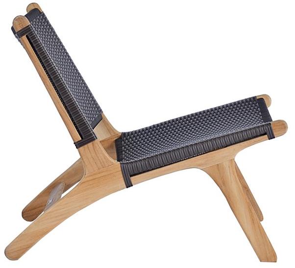 cbdesign Садовое кресло из тика и синтетики Vienna Tj 342a - Вид №2