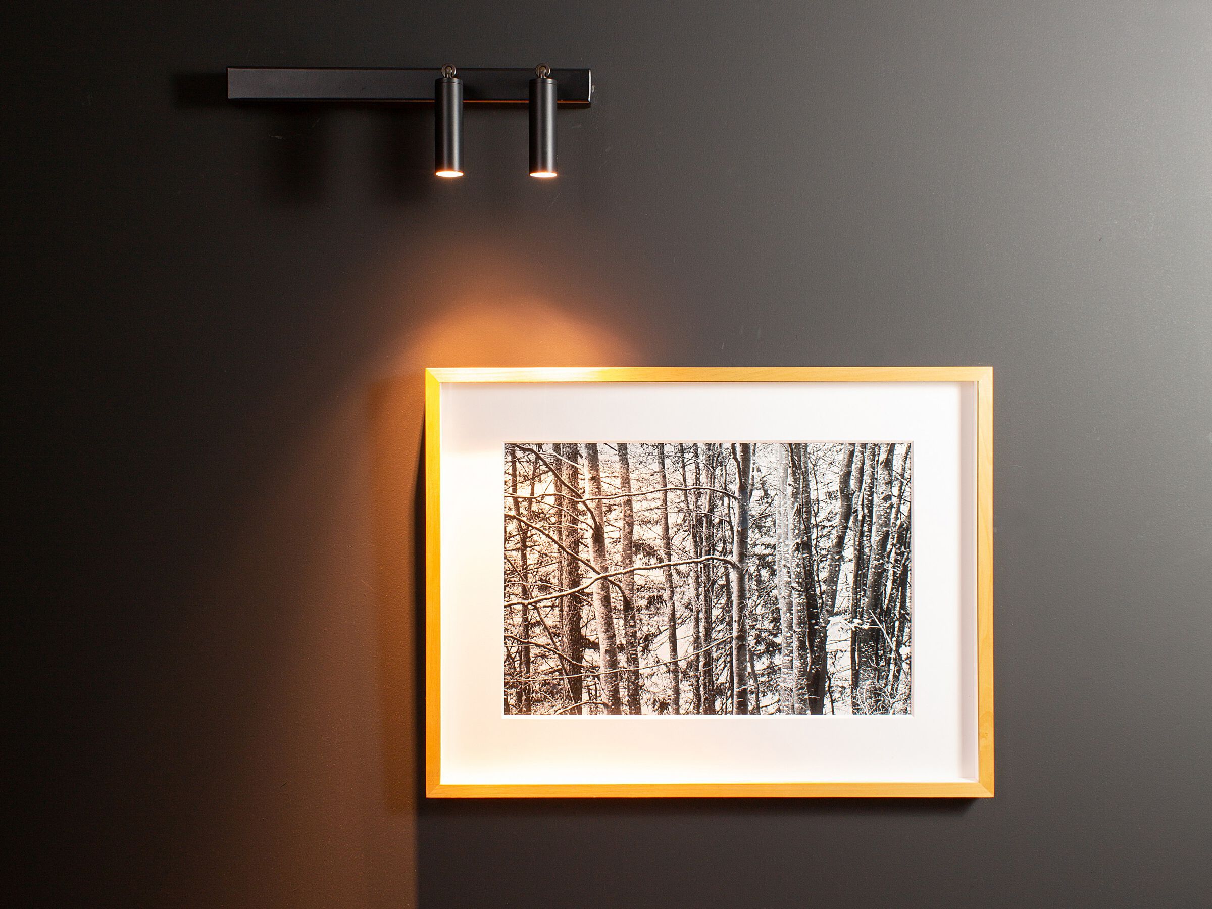 Регулируемый алюминиевый светодиодный настенный светильник Renzo Serafini CILINDRO 2X SU BARRA ARCH-00088034 - Вид №1