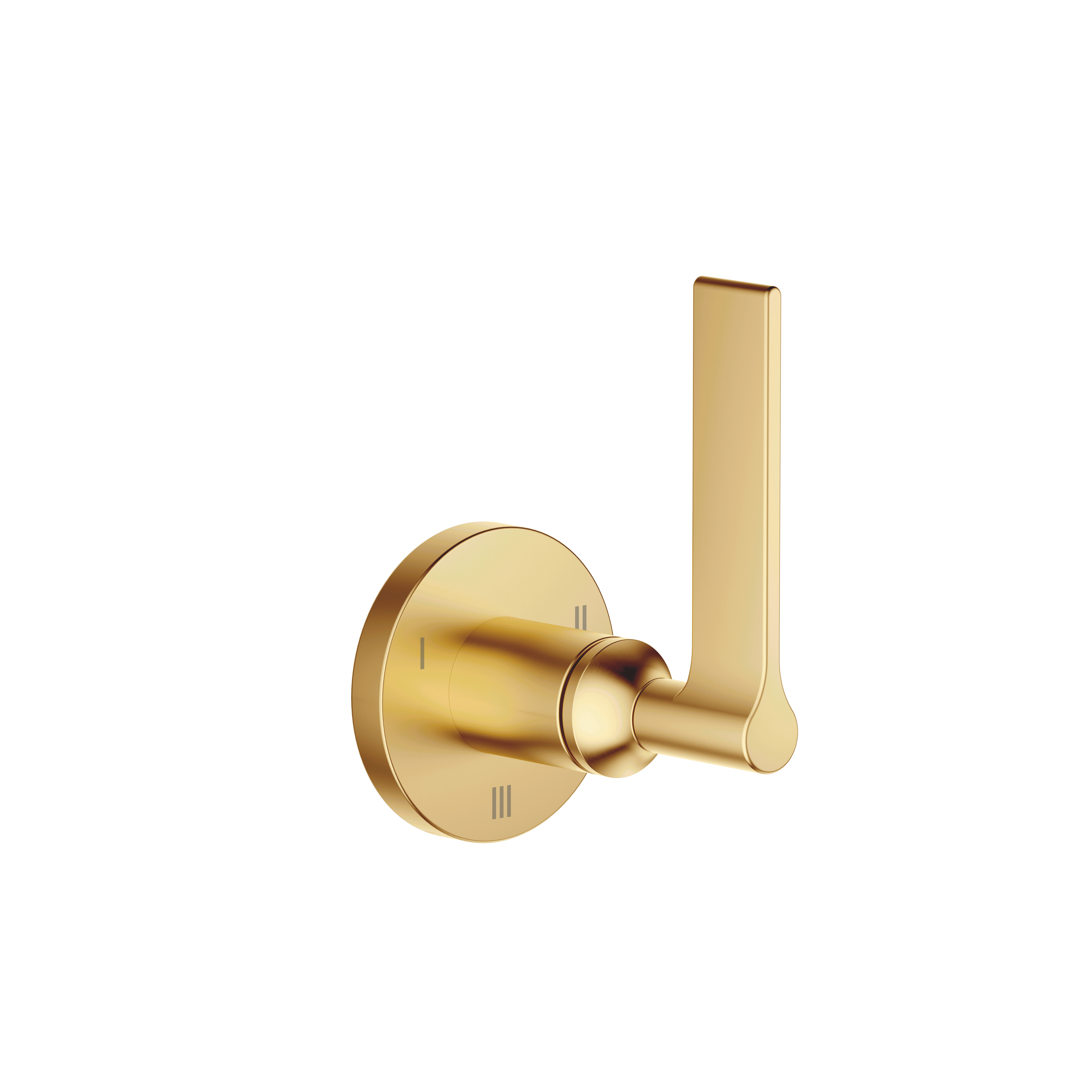 Скрытый трехходовой переключатель VAIA — матовая дюрабрасс (золото 23 карата) DornBracht 36210819-28