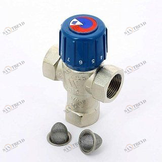 Термосмеситель WATTS AQUAMIX 63C диапазон 25-50˚C 3/4" В 10017420