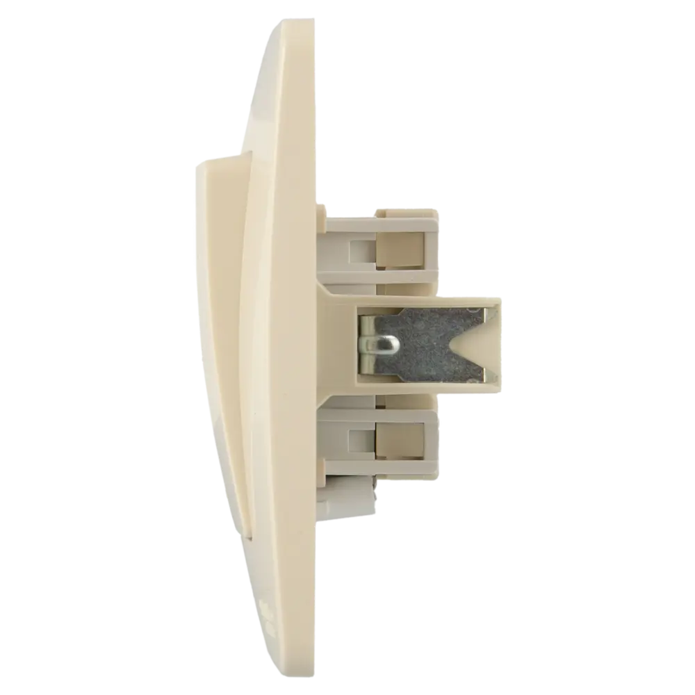 Выключатель встраиваемый Systeme Electric Blanca 1 клавиша с подсветкой цвет бежевый 84502350 STLM-2136039 - Вид №2