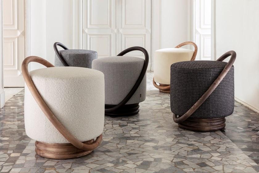 Porada Пуф из круглой ткани с обивкой Twenty sun-id-1509561 - Вид №3