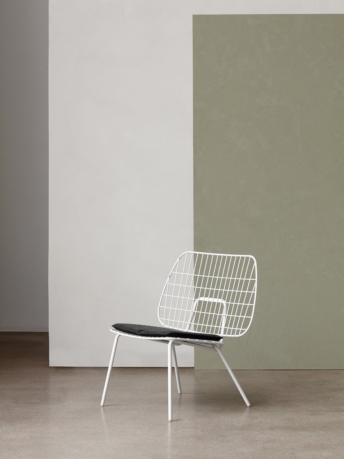 9500639 MENU WM String Lounge Chair Белый  - Вид №3