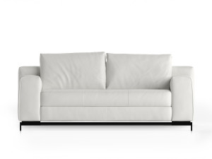 2-местный кожаный диван