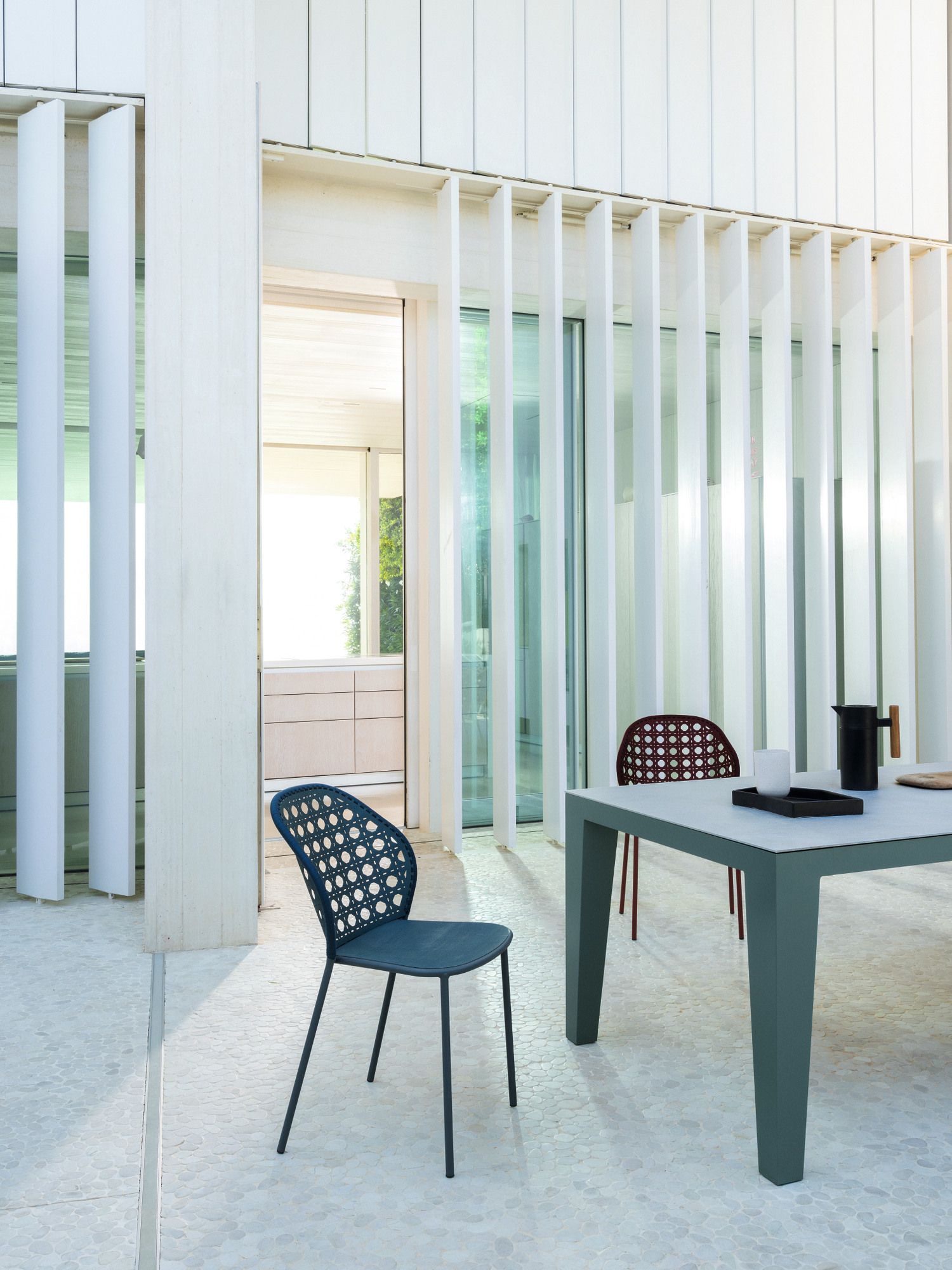 Прямоугольный садовый стол из керамогранита Lecce Stone Gervasoni Gervasoni Outdoor ARCH-00134516 - Вид №1