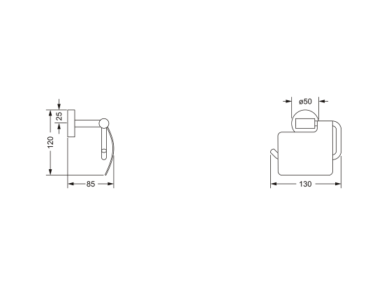 Держатель для туалетной бумаги JOERGER Charleston Royal 619.00.014.000 - Вид №1