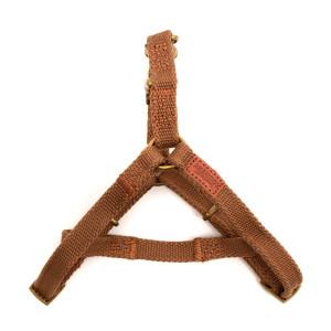 ПР0048475 Шлейка для собак Canvas 25мм (обхват 65-85см) коричневая Great&Small