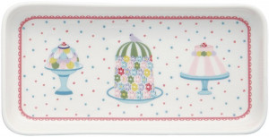 Поднос Tenna white 12х24 см