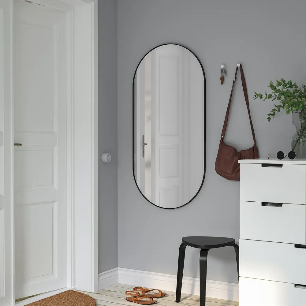 Зеркало декоративное Oblong овальное 60x120 см без рамы 89391261 STLM-2167638 Santreyd 