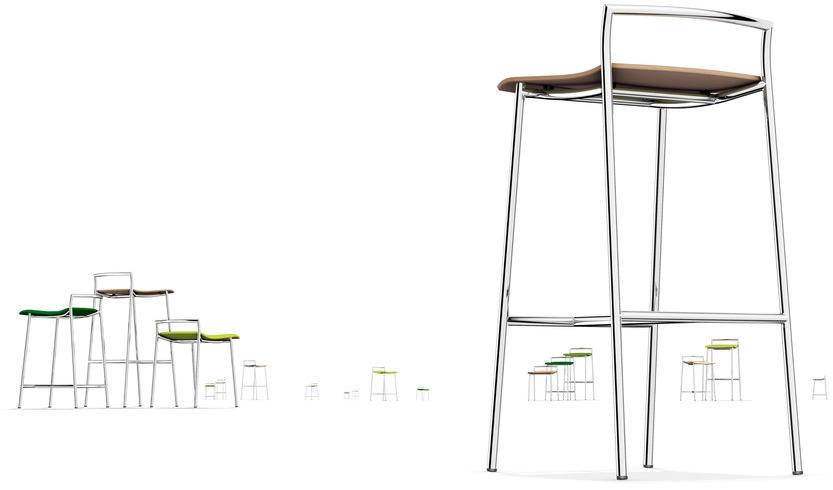 Casala Низкий деревянный табурет Feniks barstool 1466-05 - Вид №1