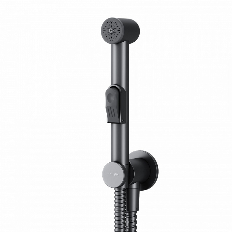F40H85A22 гигиенический набор для скрытого монтажа со смесителем для душа черный шт. AM.PM X-Joy  - Вид №8