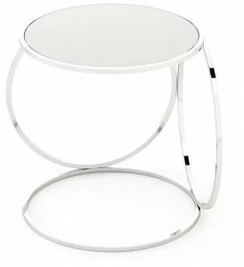 Domkapa Круглый журнальный столик из полированной стали