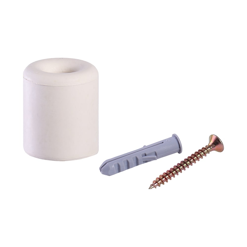 Дверной стопор , 35x35x40 мм, белый LJPS0042 Public Steel Россия  - Вид №1