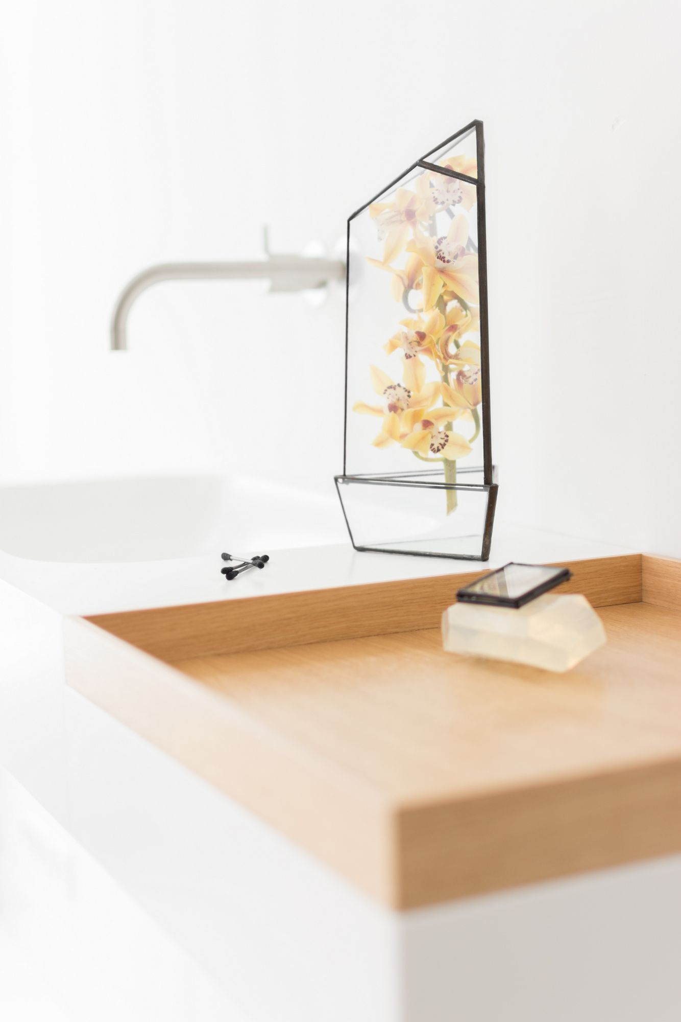 Прямоугольный подвесной умывальник в HIMACS Not Only White ARCH-00047505 - Вид №9