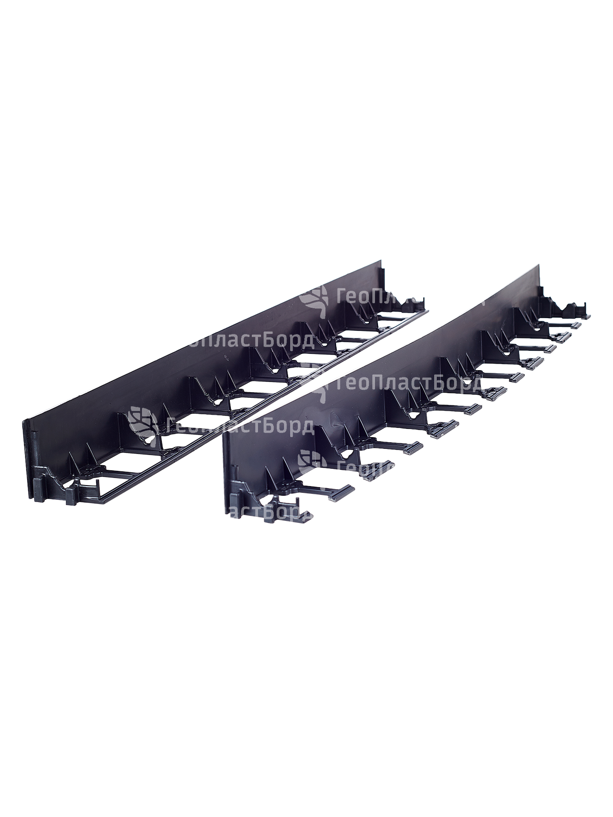 Пластиковый бордюр 78 мм, длина 1 м ГеоПластБорд GPBST-47 - Вид №22