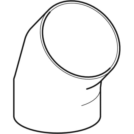 371.015.16.1 Отвод сегментный Geberit PE Geberit  - Вид №1