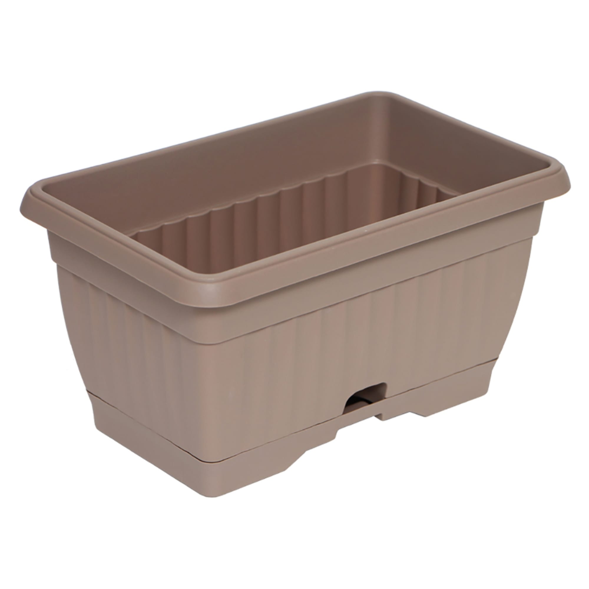 89095025 Балконный ящик 19.5x16x30 см v9.3 л пластик мокко Santreyd 