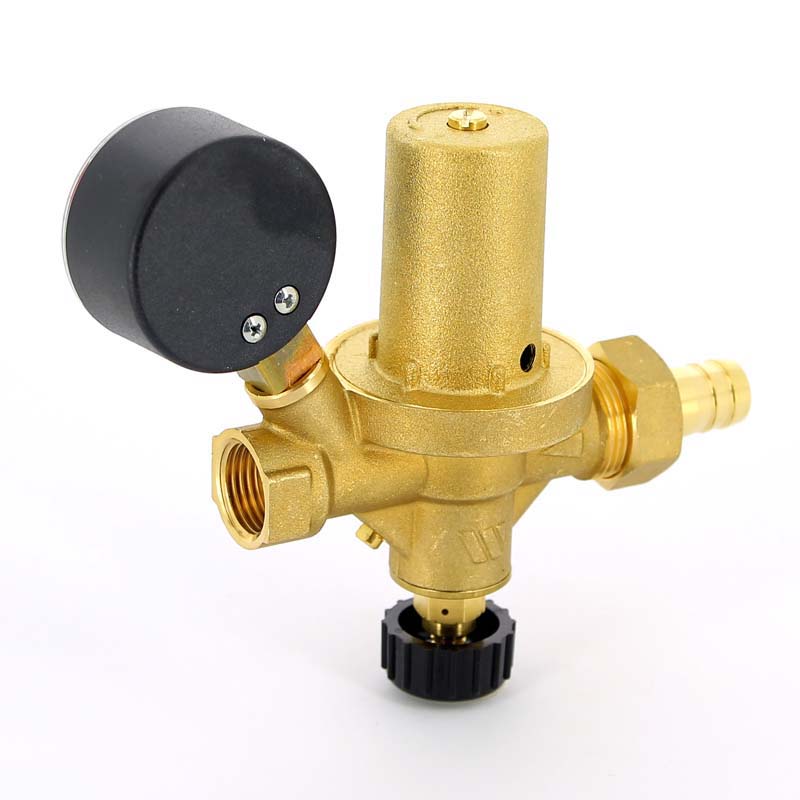 Клапан подпиточный ALOMD 1/2" со штуцером с манометром 50 мм WATTS 10004890 - Вид №2