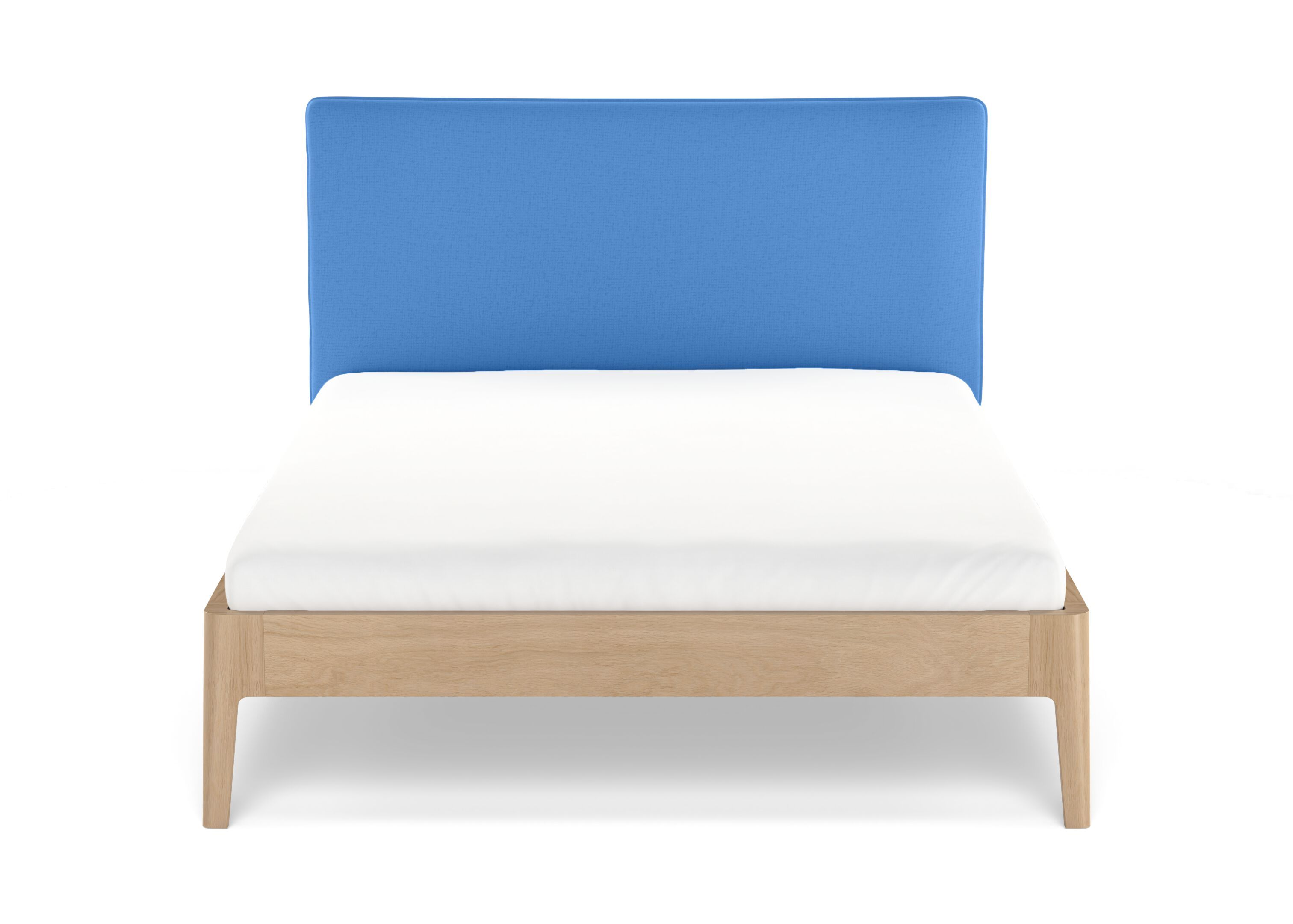 Съемная деревянная кровать с мягким изголовьем Noah Living белье ARCH-00097944 - Вид №3