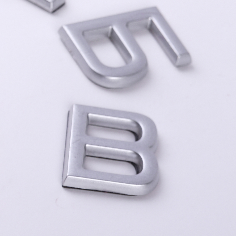 Дверная буква  «Б», 32х5х40 мм, матовое серебро LJPS0087 Public Steel Россия  - Вид №3