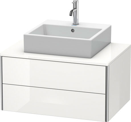 XS491008686 XSquare Тумбочка для подвесной консоли Капучино глянцевый лак Duravit - Вид №2