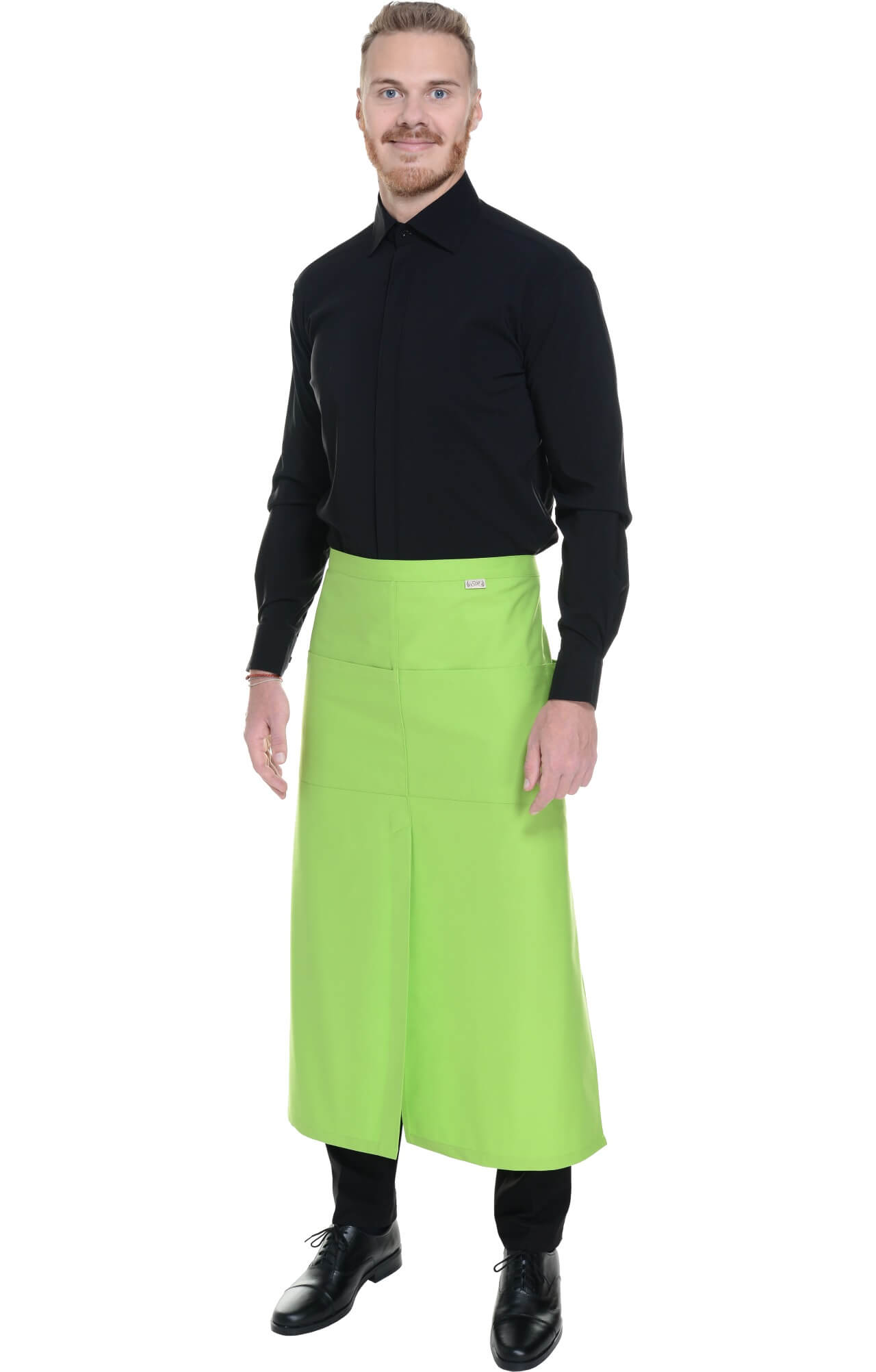 60402 Фартук удлиненный spring green (весенний зеленый) FLORA  Одежда для официантов  размер  - Вид №5