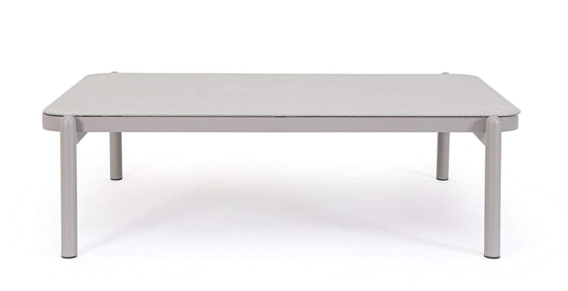 Алюминиевый и стеклянный прямоугольный низкий садовый столик BIZZOTTO Florencia ARCH-00039302 - Вид №7