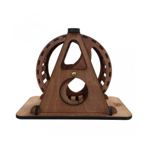 ПР0043931 Колесо для мелких грызунов фанера 25х15х18см, D 16см GREEN FARM