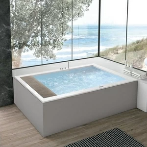 Ванна угловая MINERVA INDOOR 200 см с гидро и аэромассажем 2MNA4D6