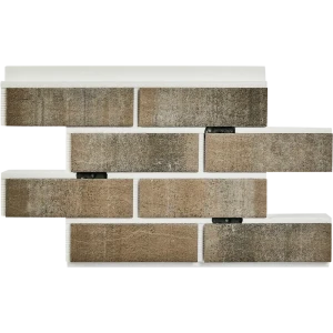 Термопанель добор Мосстрой-31 Brick Stone бежевый 65.6x41x5 см
