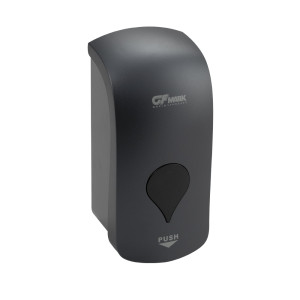 GFmark - Дозатор ПЕНЫ, пластик АБС, ЧЁРНЫЙ, КОМБИНИРОВАННЫЙ, большой, с глазком, 1000 мл, код: 658