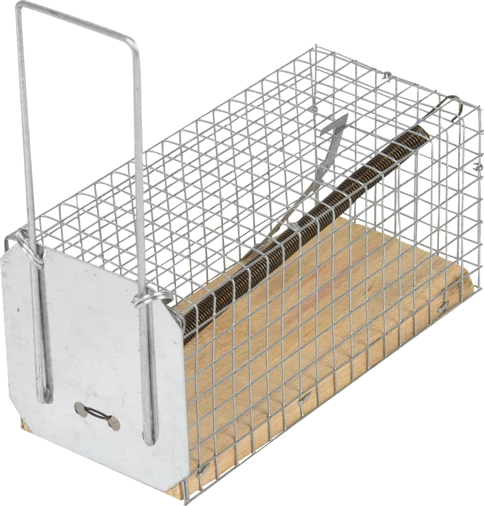 Гуманная мышеловка-клетка GARDEN SHOW с деревянным основанием 82458730