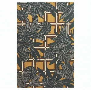 Toulemonde Bochart Прямоугольный шерстяной коврик с цветами Organic