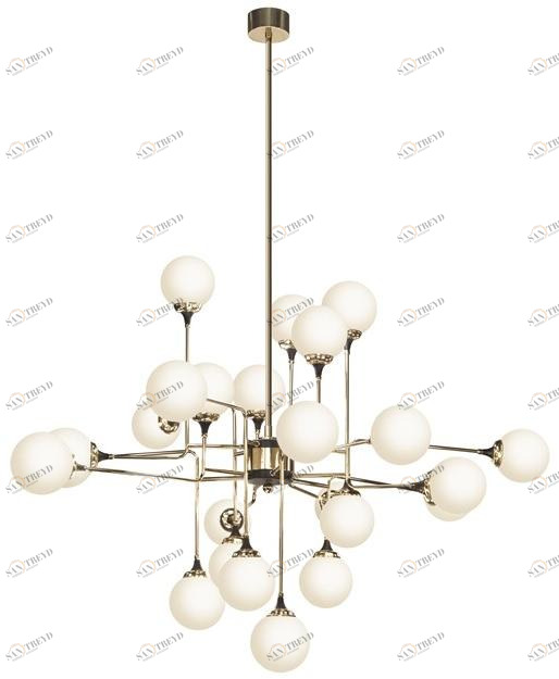 Gianfranco Ferré Home Люстра из латуни с прямым и отраженным светом  Kal.612.b 