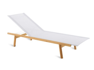 Садовая кровать с откидной спинкой из технической ткани