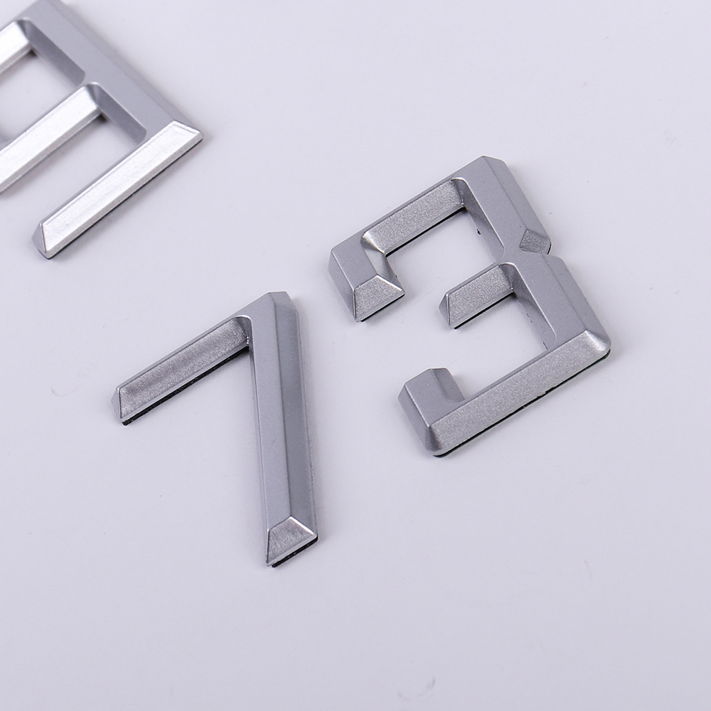 Дверной номер  «7», 37х5х60 мм, серебро LJPS0072 Public Steel Россия  - Вид №4