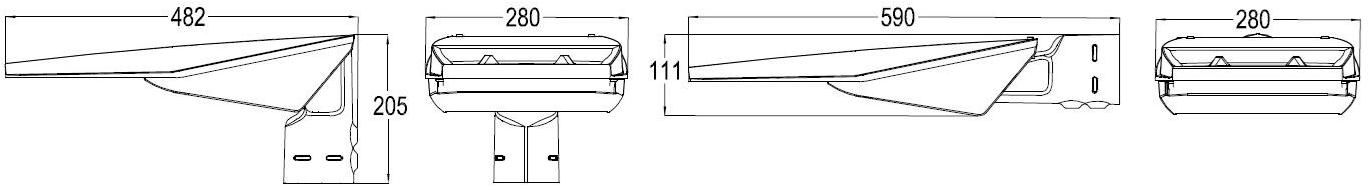 Cariboni group Светодиодный уличный фонарь из алюминия Kairos sun-id-1508735 - Вид №1