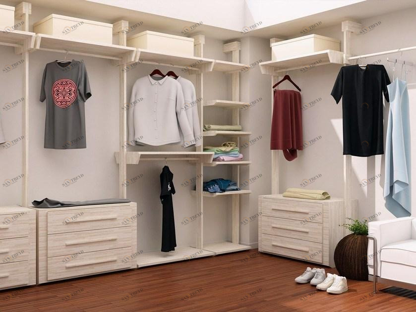 Cinius Деревянная гардеробная на заказ sun-id-1392344