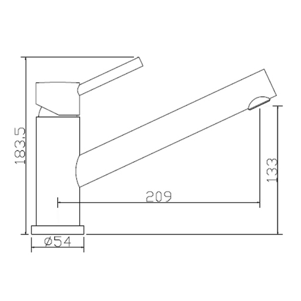 Кухонные смесители Eco Venice SSN-1381-SS SEAMAN - Вид №1