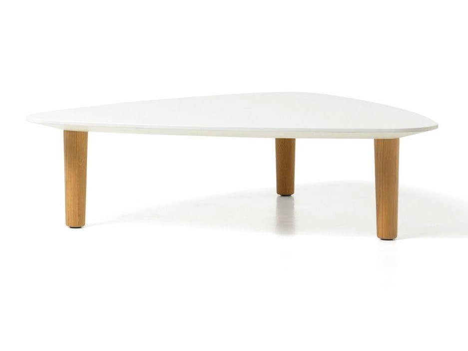 Треугольный низкий журнальный столик из МДФ Diemme хлеб ARCH-00134484