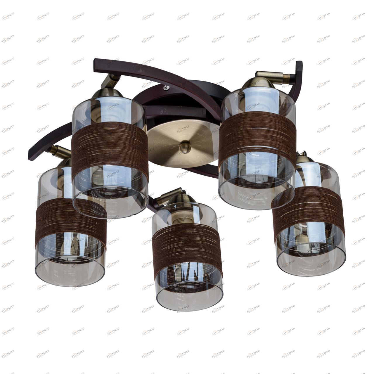 Потолочная люстра De Markt City Олимпия 638012705 DE MARKT ОЛИМПИЯ 183570 Коричневый