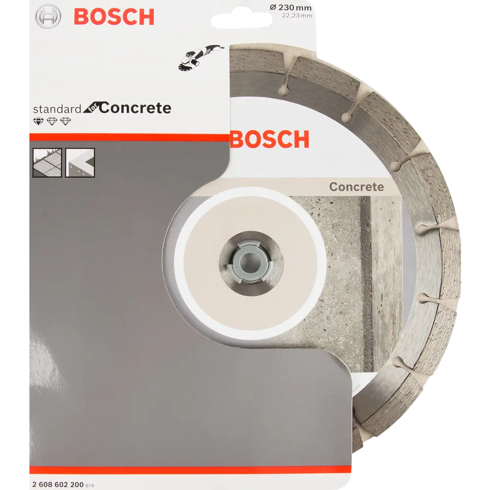 Диск алмазный по бетону Bosch Standard for Concret 2608602200 сегментный 230x22.2x1.8 мм 82136712 STLM-2062536 BOSCH PROFESSIONAL  - Вид №2