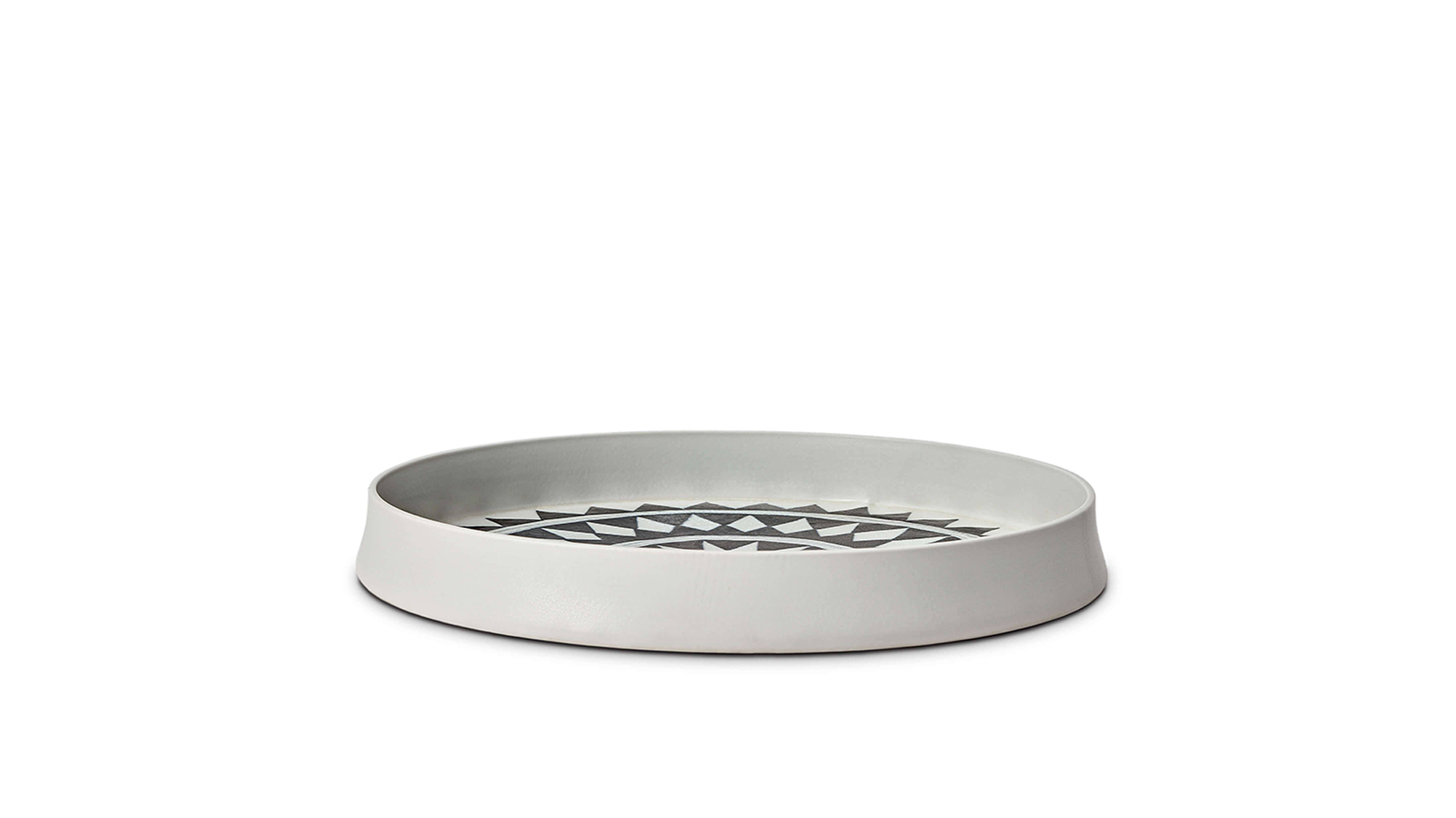 10609816 L’Objet Блюдо круглое с бортом 33см "Племя" Фарфор  - Вид №1