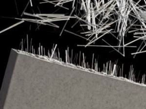 Гипсовая плита с покрытием и стекловолокном