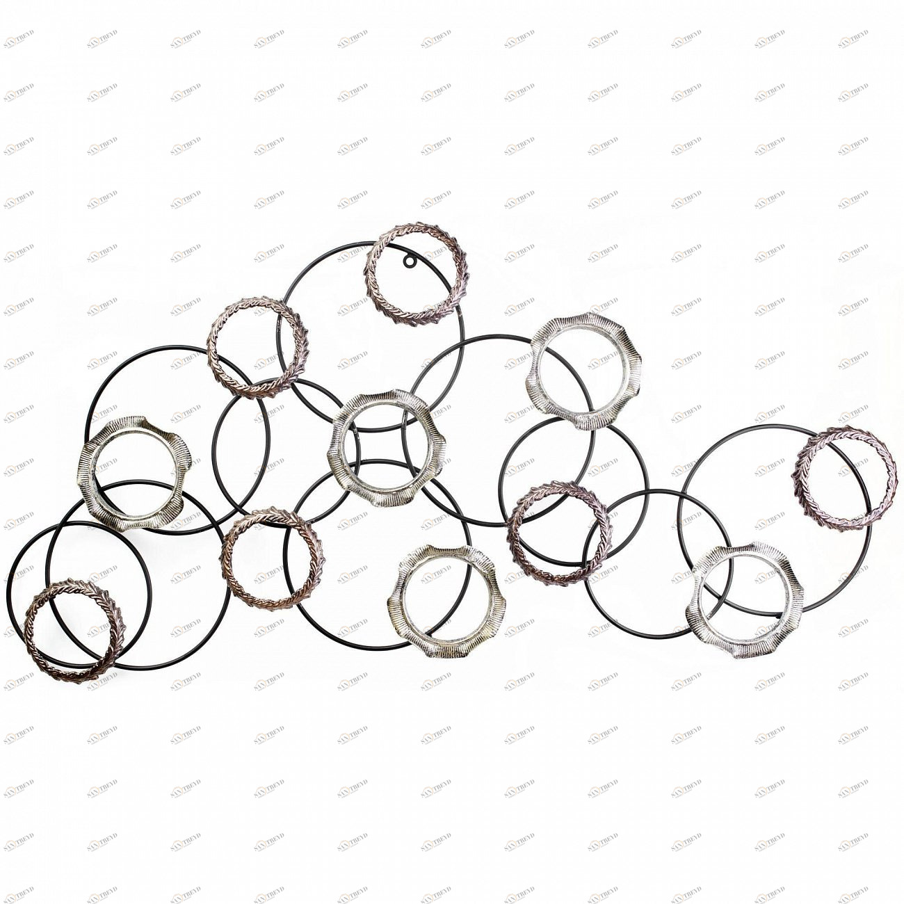 Декоративное настенное панно Circles ANKONA  217795 Серебро;бронза 