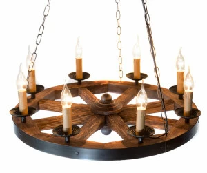 Люстра АЙВЕНГО коричневая LL03 SUPERNW ДИЗАЙНЕРСКИЕ, КОЛЕСО 010936 Коричневый