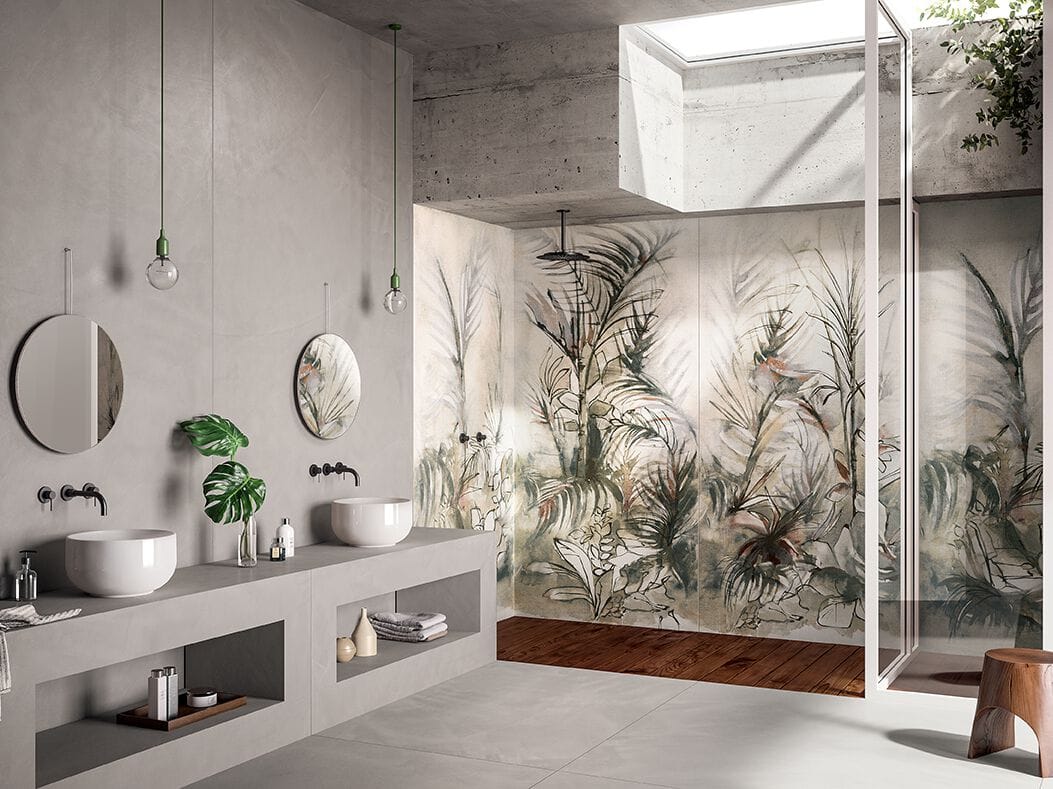 Напольное покрытие из керамогранита с эффектом ткани CERAMICA FONDOVALLE Dream ARCH-00044929